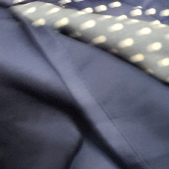 Guess Bombshell Pinup Polka Dot Dress Size 2 Blue White Body Con Sheath Barbie - Picture 10 of 11